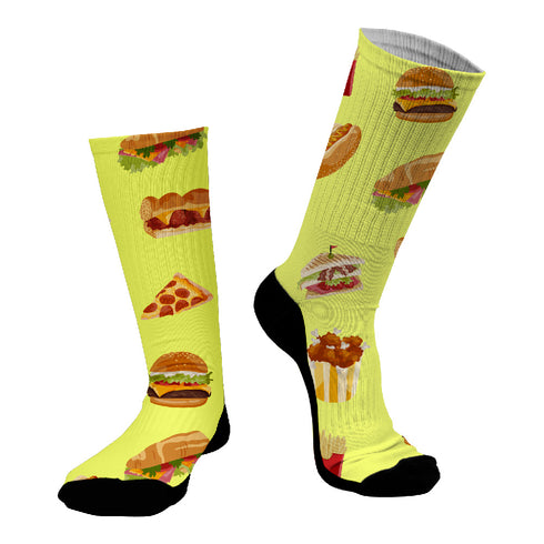 Κάλτσες #doyoudaresocks Digital Printed SuperSport Junk Foods (code 70018)