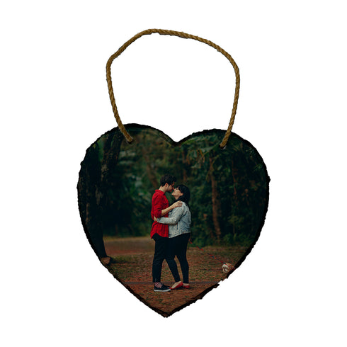 Η Δική Σας Φωτογραφία Εκτυπωμένη Σε Πέτρα Καρδιά 20x20