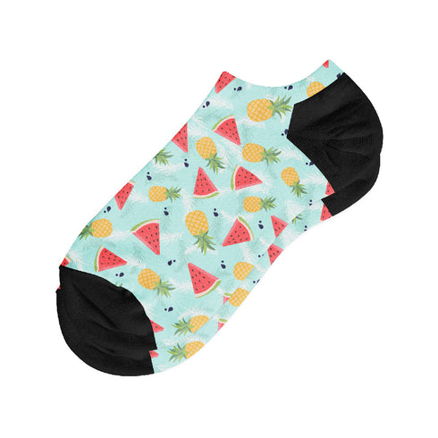 #doyoudaresocks Digital Printed Socks Watermelon & Pineapple (code 50011)