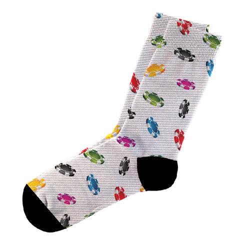 Κάλτσες #doyoudaresocks Digital Printed Casual Betting Chips (code 60039)