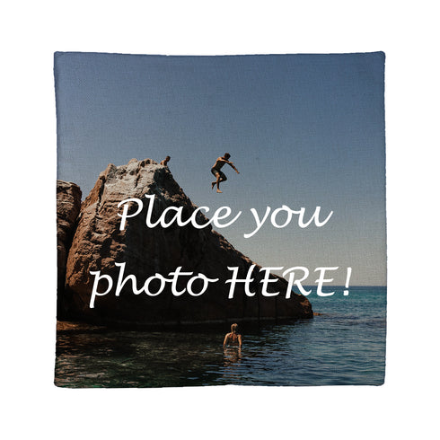 Η Δική Σας Φωτογραφία Εκτυπωμένη Σε Μαξιλάρι Λινό 40x40