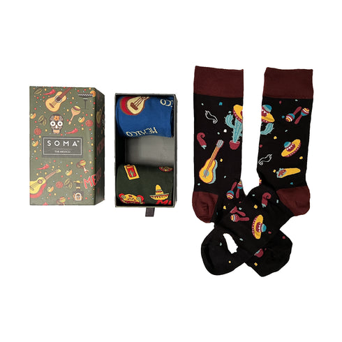 Κάλτσες Viva La Mexico Λεπτές 3pack (code 9004)