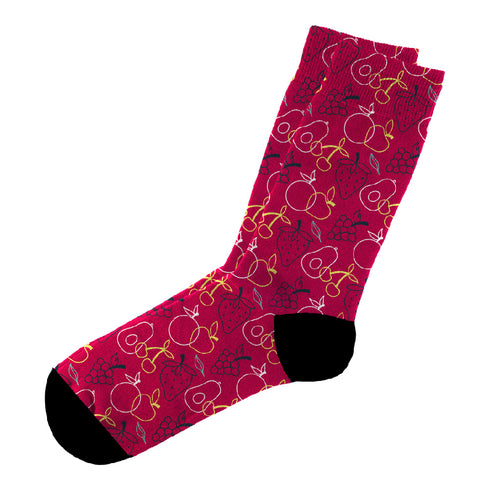 Κάλτσες #doyoudaresocks Digital Printed Casual Neon Fruits (code 60015)