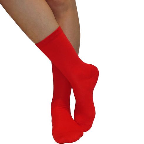 Κάλτσες Dimi Socks Γυναικείες 95% Βαμβακερές Λεπτές ΚΟΚΚΙΝΕΣ