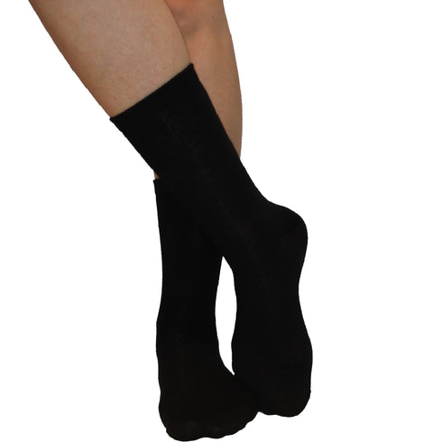 Κάλτσες Dimi Socks Γυναικείες 95% Βαμβακερές Λεπτές ΜΑΥΡΕΣ