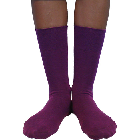 Dimi Socken Medical ohne Gummi LILA (95 Baumwolle)