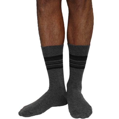Κάλτσα Dimi Socks Ανδρική Ρίγες Βαμβακερή 95% ΑΝΘΡΑΚΙ