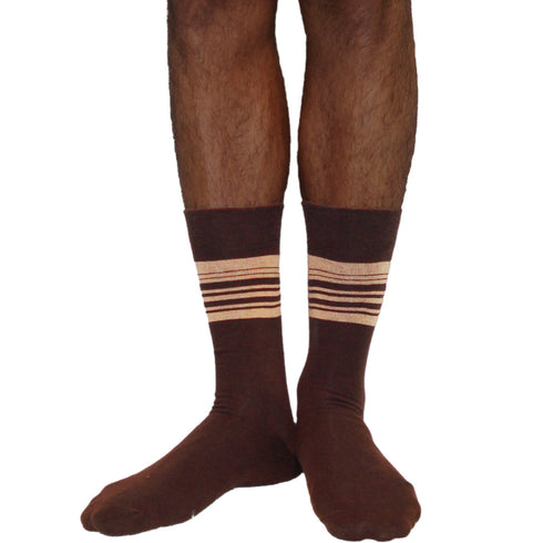 Κάλτσα Dimi Socks Ανδρική Ρίγες Βαμβακερή 95% ΚΑΦΕ