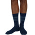 Κάλτσα Dimi Socks Ανδρική Ρίγες Βαμβακερή 95% ΜΠΛΕ