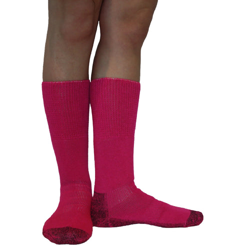 Κάλτσες Racing Dimi Socks Γυναικείες Ισοθερμικές ΦΟΥΞΙΑ