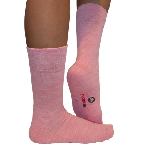 Κάλτσες Dimi Socks all-day Θερμικές merino wool ΡΟΖ