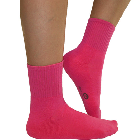 Κάλτσες Dimi Socks Αθλητικές Καθημερινές ΦΟΥΞΙΑ (95% βαμβάκι)