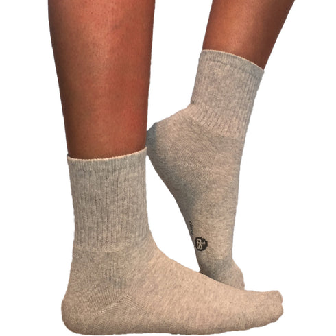 Κάλτσες Dimi Socks Αθλητικές Καθημερινές ΓΚΡΙ (95% βαμβάκι)