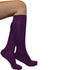 PURPLE Knee Length Dimi Socks (95% Cotton)