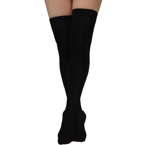 Dimi Socks over the knee BLACK (95% cotton)