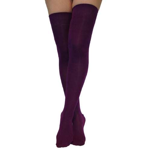 Dimi Socks over the knee PURPLE (95% cotton)
