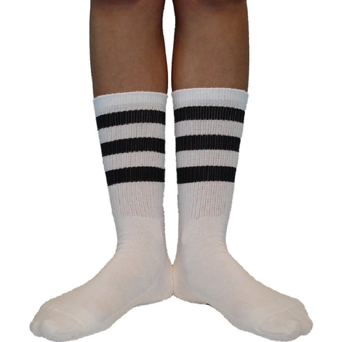 Κάλτσες Dimi Socks Αθλητικές (basket,volley,tennis) stripes ΛΕΥΚΕΣ