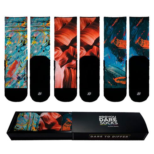 Painter's Ambition SockBox #doyoudaresocks Digital Printed GiftBox (code 000108)