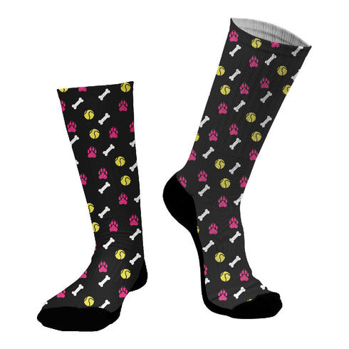 Κάλτσες #doyoudaresocks Digital Printed SuperSport Dog Foot Prints (code 70046)