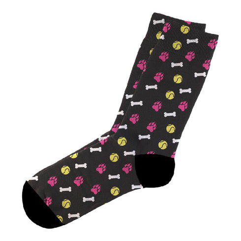 Κάλτσες #doyoudaresocks Digital Printed Casual Dog Foot Prints (code 60038)