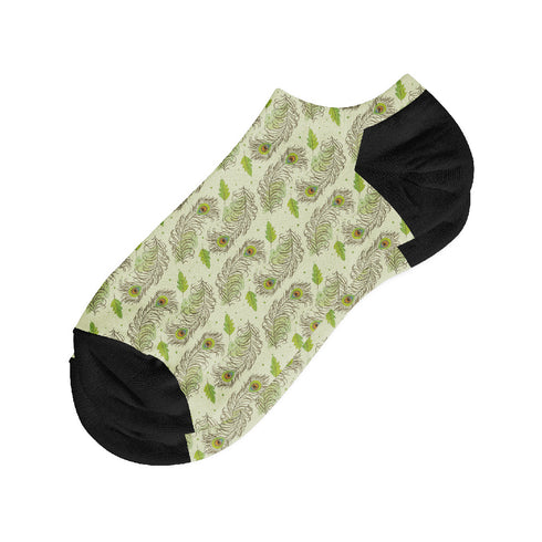 Κάλτσες #doyoudaresocks Digital Printed Σοσόνια Peacock Leafs (code 50019)