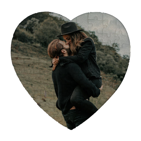 Η Δική Σας Φωτογραφία Εκτυπωμένη Σε Παζλ Καρδιά 19,5x19,3