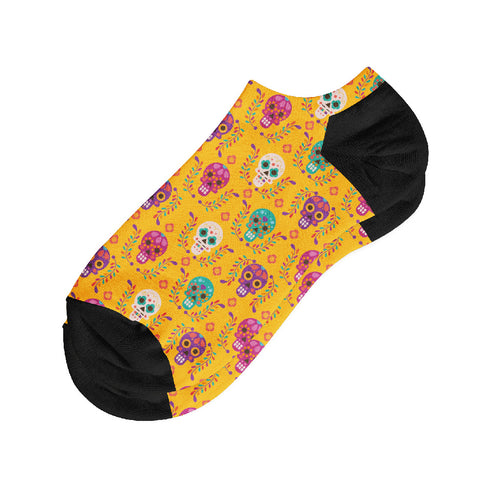 Κάλτσες #doyoudaresocks Digital Printed Σοσόνια Colorful Skulls (code 50025)