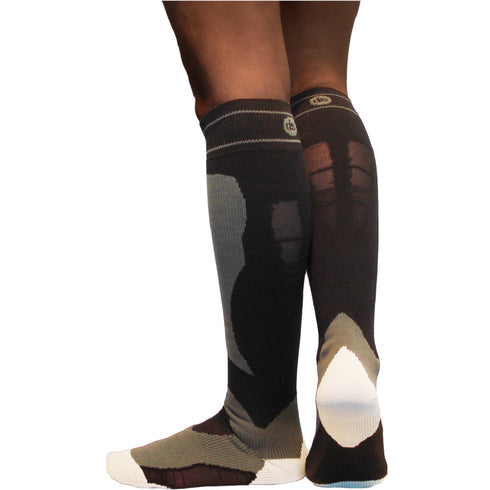 Κάλτσες Dimi Socks διαβαθμισμένης συμπίεσης Xtreme Pro® 1.0 ΜΑΥΡΕΣ