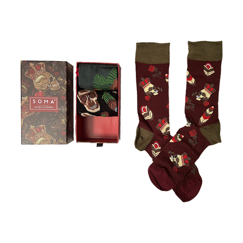 Κάλτσες Skulls Addict Λεπτές 3pack (code 9006)