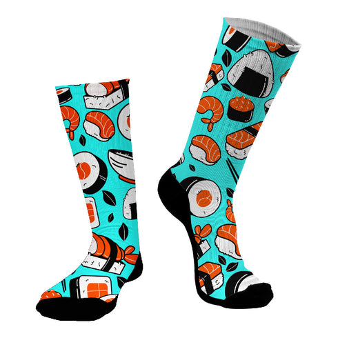 Κάλτσες #doyoudaresocks Digital Printed SuperSport Sushi (code 70037)