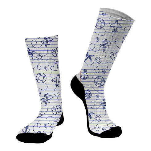 Κάλτσες #doyoudaresocks Digital Printed SuperSport Notepad (code 70038)