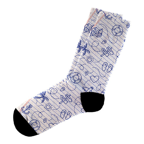 Κάλτσες #doyoudaresocks Digital Printed Casual Notepad (code 60027)