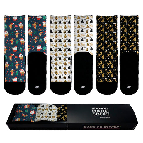 Christmas Spirit 01 SockBox #doyoudaresocks Digital Printed GiftBox (code 000111)