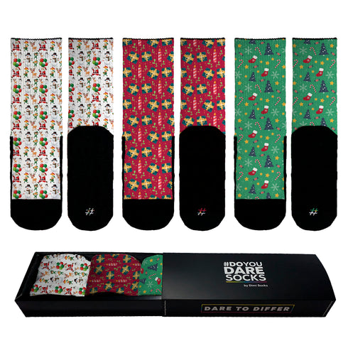 Christmas Spirit 03 SockBox #doyoudaresocks Digital Printed GiftBox (code 000113)
