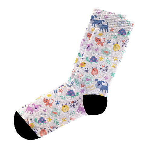 Κάλτσες #doyoudaresocks Digital Printed Casual Pet Lovers (code 60042)